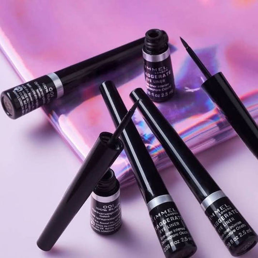 Rimmel London Exaggerate Waterproof Liquid Eyeliner Black (color code 003)