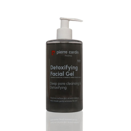 Pierre Cardin Paris Detoxifying Facial Gel With Bamboo Charcoal Powder & Green Tree Extract 350ml