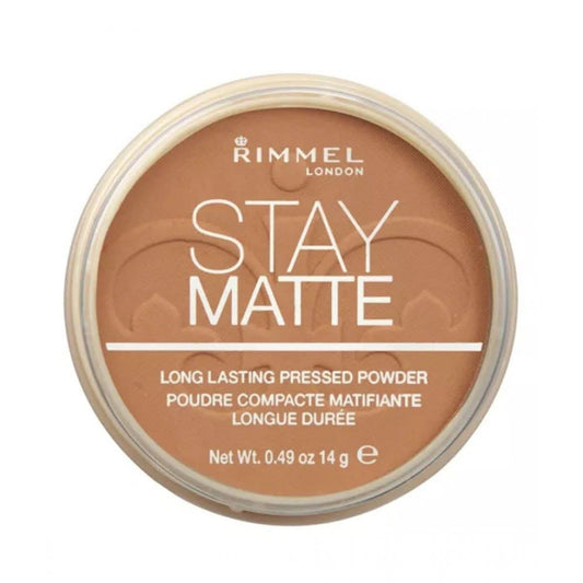 Rimmel London Stay Matte Pressed Powder in shade 002 Pink Blossom