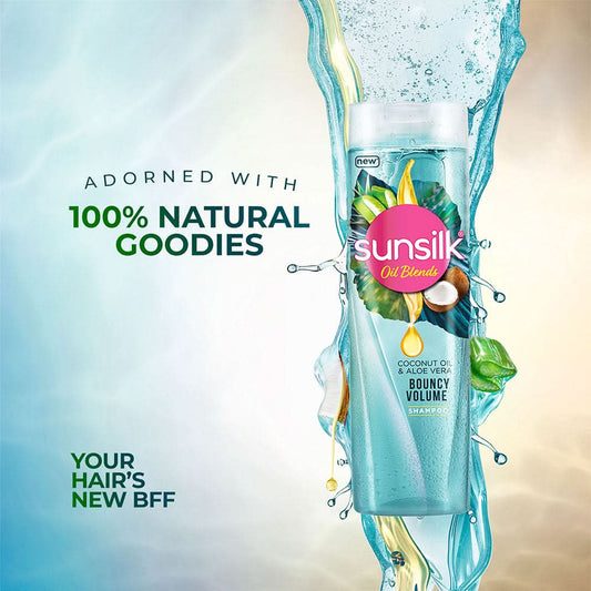 SUNSILK COCONUT AND ALOE VERA SHAMPOO 380ML