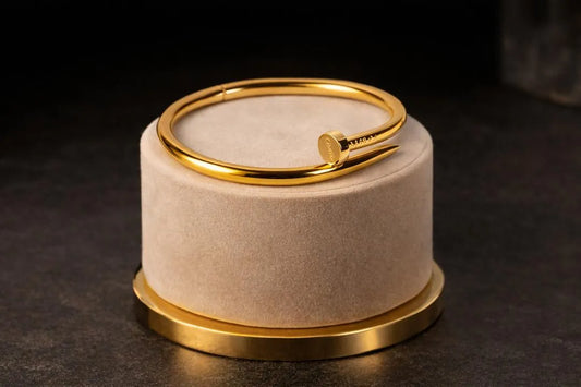 Antique Gold Plated Kara Bracelet for Women