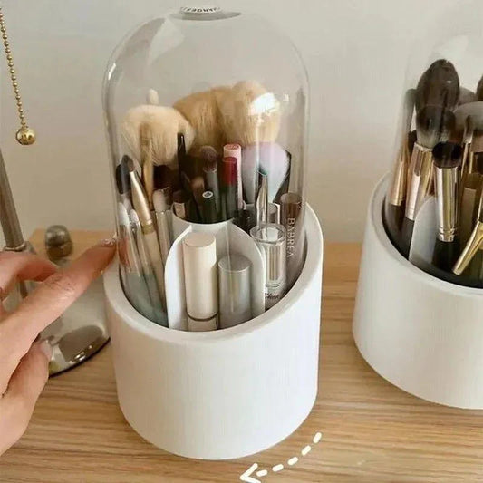 White Plastic Jewelry Stand for Necklaces Earrings Bangles