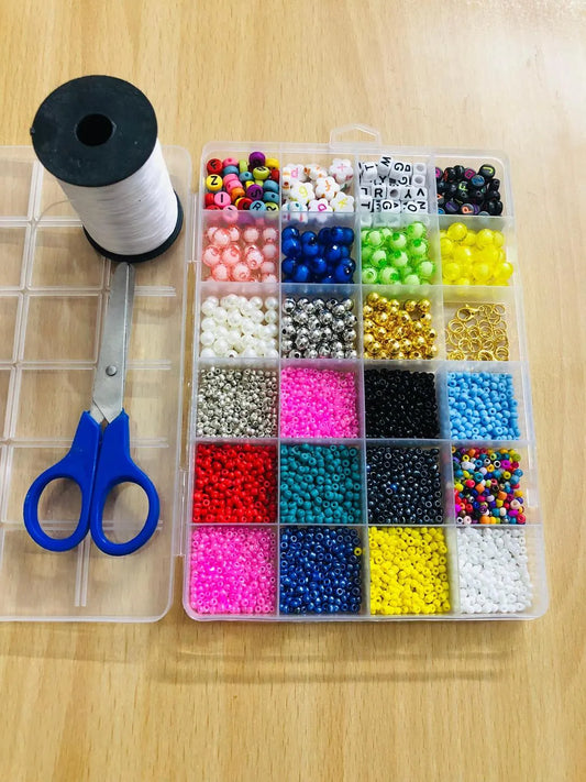 Colorful Beads \u0026 Thread Set for DIY Crafts