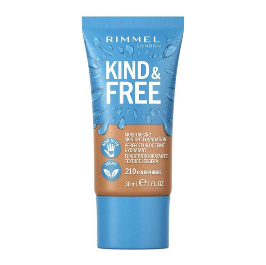 Rimmel London Kind & Free Moisturising Skin Tint Foundation 210 Golden Beige