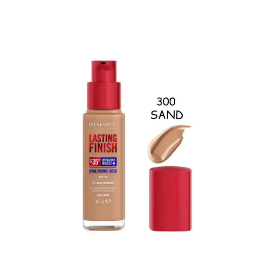 Rimmel London Lasting Finish 35HR Hydrating Boost Foundation 300 Sand
