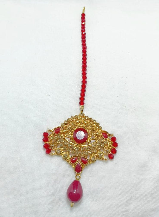 Premium Red Stone Bindiya for Pakistani Women