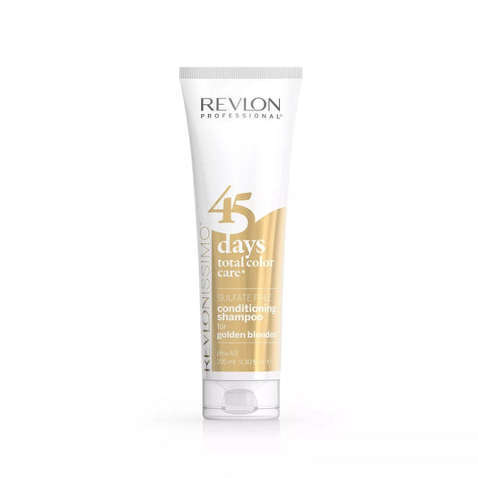 Revlonissimo 45 Days Total Color Care Conditioning Shampoo - Golden Blondes 275ml