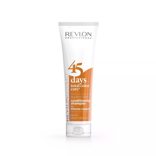 Revlonissimo 45 Days Total Color Care Conditioning Shampoo - Intense Coppers 275ml
