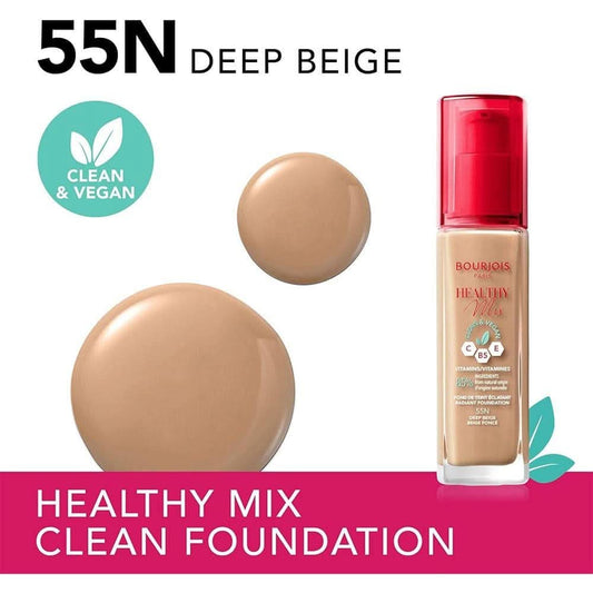 Bourjois Healthy Mix Clean Vegan Foundation 055 Deep Beige