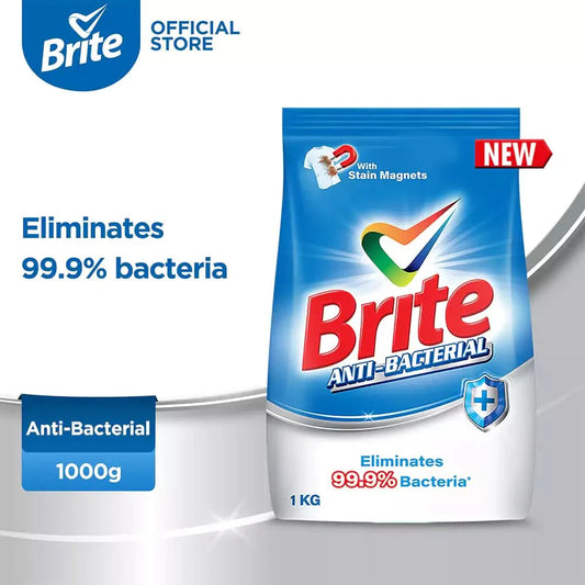 Brite Antibacterial 1 kg - Detergent Washing Powder