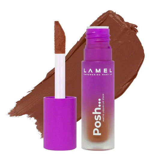 LAMEL Posh Matte Liquid Lip Stain - 404 Blush Pink 4gm