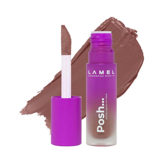 LAMEL Posh Matte Liquid Lip Stain - 403 Daily Nude 4gm