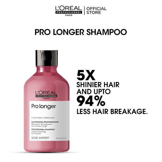L'Oreal Professionnel Serie Expert Pro Longer Shampoo 300 ML - لمبائی کی تجدید کے لیے