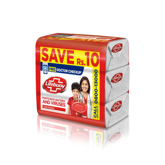 LIFEBUOY TOTAL SOAP BAR TRIO 140G