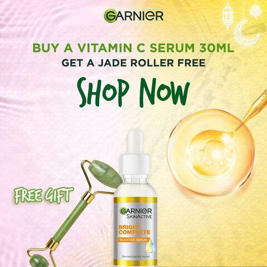 BUY A VITMIN C SERUM 30ML GET A JADE ROLLER FREE