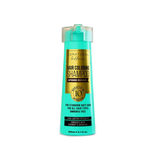 conatural hair coloring shampoo intense brown 260ml