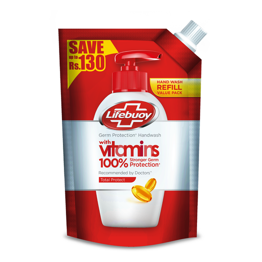 LIFEBUOY TOTAL HANDWASH POUCH 450ML