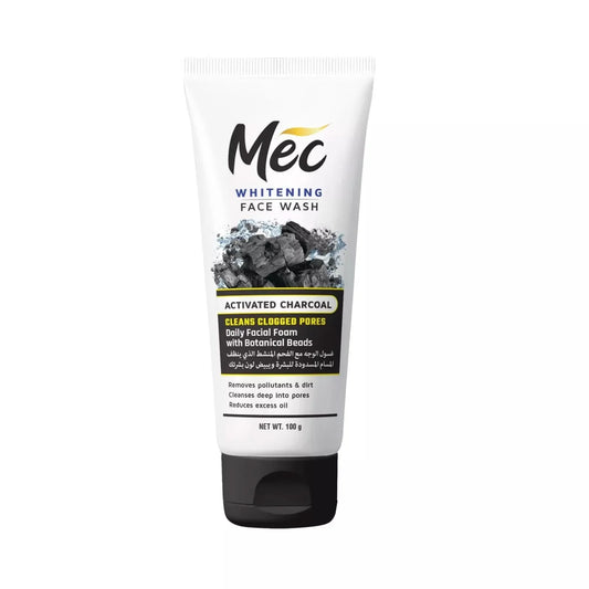 MEC FACE WASH - ACTIVATED CHARCOAL - BLACK