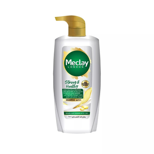 MECLAY LONDON SHAMPOO - STRONG & HEALTHY - WHITE