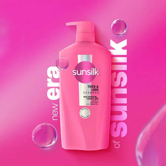 SUNSILK THICK AND LONG SHAMPOO 700ML