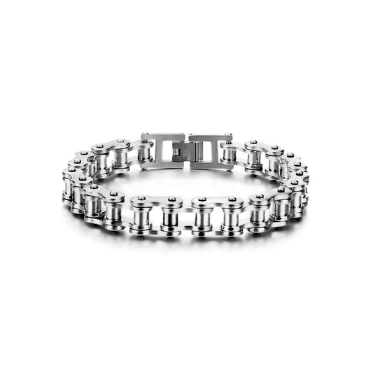 Gold Motorcycle Chain Bracelet for Men