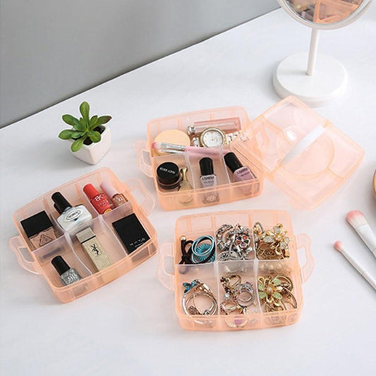 Transparent Jewelry \u0026 Makeup Organizer Tray for Home