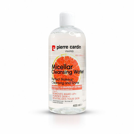 Pierre Cardin Paris Cleansing Micellar Water 400ml - With Pink Grapefruit And Vitamin C