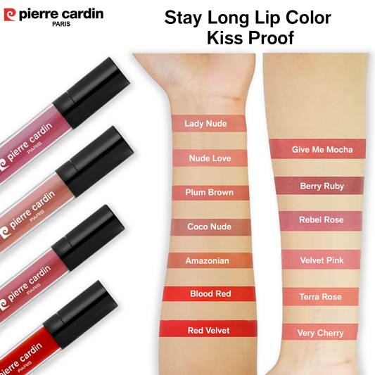 Pierre Cardin Paris Stay Long Lip Color Kiss Proof Lipstick