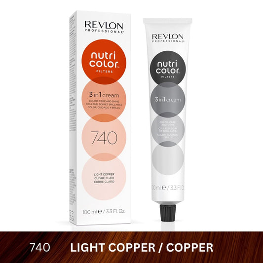 Nutri Color Filters 3-In-1 Hair Color - Light Copper 740 - 100ml