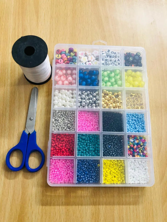 Colorful Beads \u0026 Thread Set for DIY Crafts