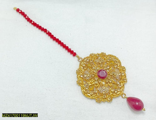 خواتین کے لیے سرخ پتھر کی بندیا (رسمی لباس)