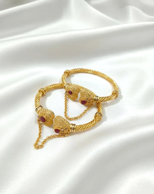 2 Pcs Plain Bangle