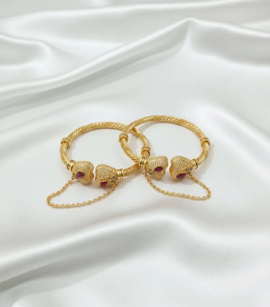 2 Pcs Plain Bangle