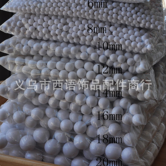 Black & White Plastic Balls 18mm Educational Decor
