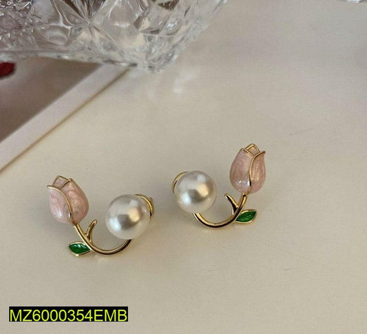 Golden Flower Earrings for Women, Lightweight \u0026 Durable