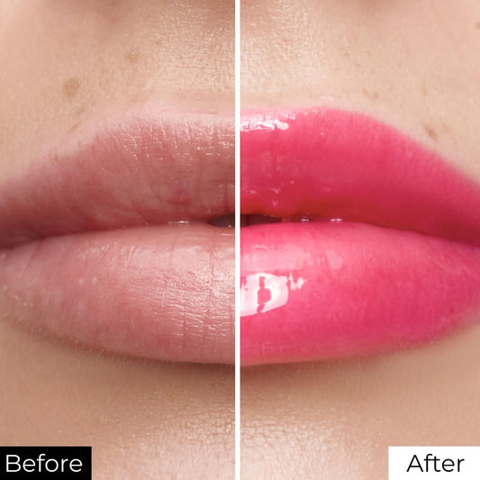 LAMEL All in One Lip Tinted Plumping Oil - 401 Peachy 3ml