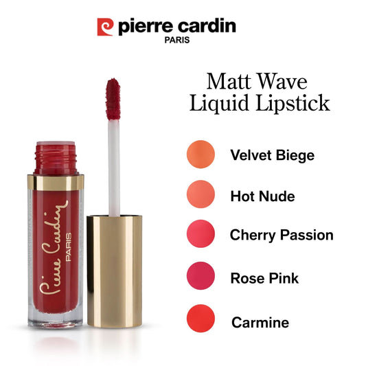 Pierre Cardin Paris Matt Wave Liquid Lipstick €“ Ultra Long Lasting