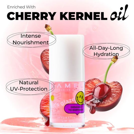 LAMEL Moisturizing Lip Oil LET'S GLAZE 401 Marshbellow 4gm