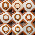 Golden Rice Bowl Beads for DIY Jewelry & Home Decor