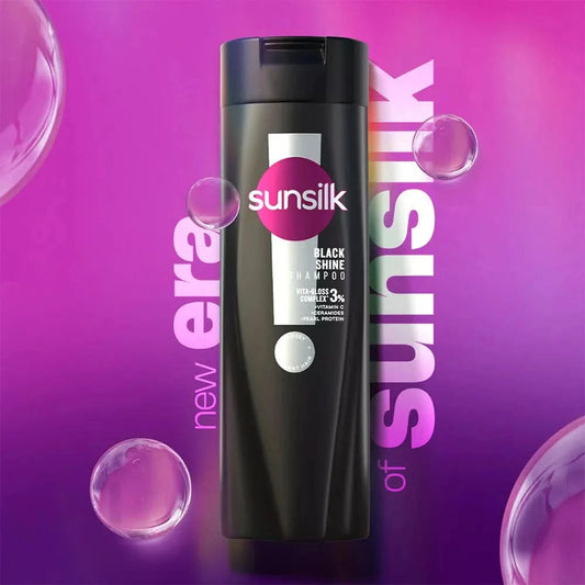 SUNSILK BLACK SHINE SHAMPOO 185ML