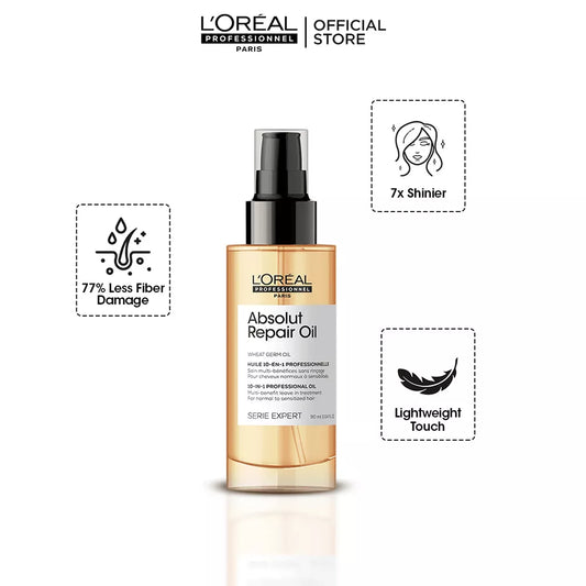 L'Oreal Professionnel Serie Expert Absolute Repair Hair Serum 90 ML - For Dry & Damaged Hair