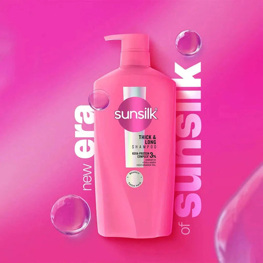 SUNSILK THICK AND LONG SHAMPOO 700ML