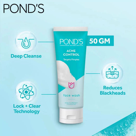 POND'S ACNE CONTROL FACEWASH 50G